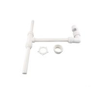 HEIBTENY Fontaine à double jet cascade de piscine, arroseur réglable avec vanne de contrôle pour le refroidissement, accessoire en PVC à 2 pulvérisations pour piscine, jardin, cour, décoration d'été