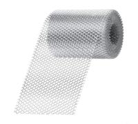 HEIBTENY Grille de protection pour gouttières de toit - En aluminium - 6 m - Protection contre les feuilles - Protection contre les feuilles - Pour gouttières (15 cm)
