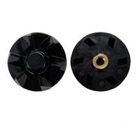 HEIBTENY Horloge vintage en aluminium pour cadran, diamètre de 180 mm, chiffres arabes pour bricolage horloge murale à quartz, couleur dorée