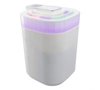 HEIBTENY Humidificateur à brume froide 3 L avec triple buse ultra silencieux < 20 dB pour diffuseur d'air pour grandes pièces et bureaux Remplissage supérieur 24 h Temps de fonctionnement Arrêt