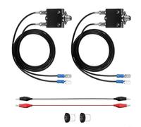HEIBTENY Kit de fusibles réinitialisables, testeur de disjoncteur 3 A et 5 A pour systèmes CVC, pour pinces crocodiles avec fil 14 AWG, outil de diagnostic pour 24 V ACDC et 125-250 V CA (5 A)