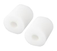 HEIBTENY Lot de 2 cartouches filtrantes réutilisables en mousse pour piscine Intex de type H - Éponge lavable - Pièce de rechange en fibre Dacron, facile à nettoyer et à installer (blanc)