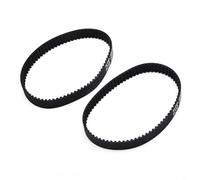 HEIBTENY Lot de 2 courroies de distribution pour Bosch, pour PB75, pour PBS, 75 E, pièce de rechange 1604736005, en caoutchouc, flexible, installation facile, lot de 2 courroies de rechange