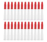 HEIBTENY Lot de 24 buses de calfeutrage avec embouts en silicone flexibles réutilisables pour cartouches standard, anti-obstruction, accessoires pour les coins des bords