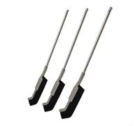 HEIBTENY Lot de 3 brosses de nettoyage en acier inoxydable pour évier | Poils rigides pour éliminer la saleté des canalisations d'évier, pour nettoyer les joints de carrelage, les rails de fenêtre