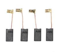 HEIBTENY Lot de 4 balais de charbon pour Bosch GBH5-40D GSH500 GBH5-38 GSH38 A69, 22,9 x 12,2 x 6,1 mm, pièces de rechange pour marteau perforateur rotatif