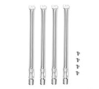 HEIBTENY Lot de 4 brûleurs de gril en acier inoxydable 304 de 49,5 cm - Pièce de rechange pour Weber, pour grills à gaz Genesis 300 Series E330, E320, E310, S310, S320, S330 - Répartition homogène de