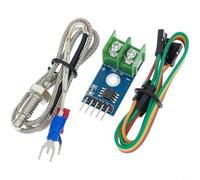 HEIBTENY MAX6675 K-Type Module Thermocouple Capteur de température avec interface SPI, pour Arduino, gamme 0C à 1024C, fonctionnement 3,0 V-5,5 V, compensation de jonction à froid