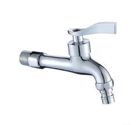 HEIBTENY Mitigeur Évier Laiton 15cm Anti-Rouille pour durable Mitigeur | Laiton massif, bec haut 15cm, monocommande fluide, design , cuisine salle de bain