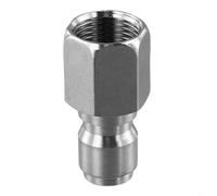HEIBTENY Raccord à dégagement rapide pour nettoyeur haute pression en laiton G3/8 mâle femelle pour HP pour Karcher pour Nilfisk pour nettoyeur haute pression Bosch, adaptateur de tuyau d'eau (mâle)