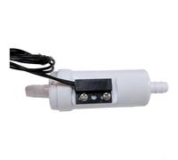HEIBTENY SEN-CL08C/CL10 Interrupteur à Reed avec capteur de débit d'eau étanche IP65 avec taux réglable de 0,8 à 1,2 l/min, pour systèmes d'air et de liquide, boîtier en ABS blanc (CL10C)