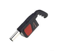 HEIBTENY Souffleur électrique portable pour barbecue à piles pour un allumage rapide au charbon de bois, ventilateur de barbecue portable avec flux d'air modéré pour camping, pique-nique, extérieur