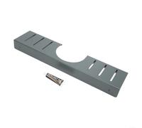 HEIBTENY Support Éponge Mural Acier 50x12cm Support Éponge Mural Acier | Dimensions 50x12x5cm, capacité maximale, pour idéal pour grandes éponges et brosses longues(Gray)