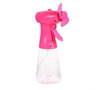 HEIBTENY Ventilateur brumisateur portatif à main avec buse réglable - Gadget de voyage compact pour camping en plein air - 500 ml - Rose