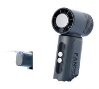 HEIBTENY Ventilateur de refroidissement à main, avec affichage numérique TEC Ice Compresse Turbo Air Cooler Refroidisseur d'air 3 vitesses réglable USB Rechargeable Portable pour mini ventilateur