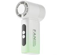 HEIBTENY Ventilateur de refroidissement portable, avec affichage numérique TEC Ice Compresse Turbo Air Cooler Refroidisseur d'air 3 vitesses réglable USB Rechargeable Portable pour mini ventilateur