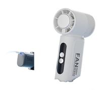 HEIBTENY Ventilateur de refroidissement portable, avec affichage numérique TEC Ice Compresse Turbo Air Cooler Refroidisseur d'air 3 vitesses réglable USB Rechargeable Portable pour mini ventilateur