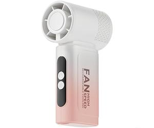 HEIBTENY Ventilateur de refroidissement portable, avec affichage numérique TEC Ice Compresse Turbo Air Cooler Refroidisseur d'air 3 vitesses réglable USB Rechargeable Portable pour mini ventilateur