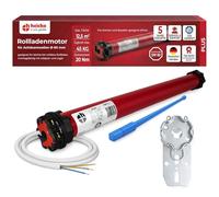 Heicko Moteur de volet roulant | 20 Nm pour arbre octogonal SW60 | 45kg de force de traction | Sans radio | Interrupteurs de fin de course mécaniques | Moteur tubulaire silencieux | Sans entretien |