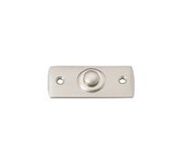Heidemann 70409 Bouton de sonnette simple nickelé 24 V/1 A