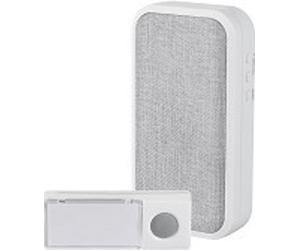 HEIDEMANN Funkklingel Set HX Cloth - Erweiterbare Klingel - Batteriebetrieben - Funk Klingel - inkl. Sender & Empf?nger - HX Türklingel - Stoffüberzug