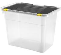 Heidrun 660, Compartiment de rangement, Noir, Translucide, Rectangulaire, Monochrome, Noir, 100 l
