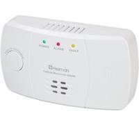 HEIMAN Détecteur de Monoxyde de Carbone Détecteur de CO avec Batterie échangeable et Bouton de Test et Voyant d'état LED, Capteur 10 Ans