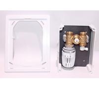 Heimeier Multibox K-RTL couvercle et tête thermostatique blanc