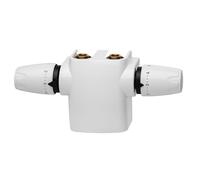 Heimeier Set Multilux 4-F double thermostatique pour connexion de radiateur