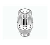 Heimeier tête thermostatique 6071-43.500 antivol, avec position zéro, blanc , standard