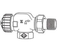 Heimeier Vanne thermostatique pour radiateur V-genau II 1/2" Forme axiale.