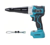 Heimerdinger Pistolet à riveter sans fil sans balais pour batterie Makita 18 V, riveteuse inversée automatique 12 000 N