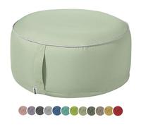 heimtexland® Pouf d’extérieur Coussin de siège gonflable résistant aux intempéries Coussin de sol de jardin Tabouret de yoga Salon Tabouret de table Décoration de fête Sac de siège 25x55 Typ551 Menthe