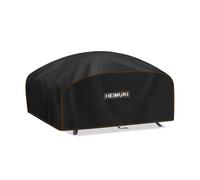 HEIMUNI Housse Barbecue Exterieur, Bache Barbecue pour Weber Q100/1000 Série, Housse BBQ Exterieur Housse de Protection Barbecue pour Weber Q100/Q1000/Q120/Q1200/Q140/Q1400 (70x47x30cm)