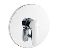Mitigeur de bain encastré Heinrich Schulte Alpha 320 | Mitigeur monocommande avec inverseur | Raccord dissimulé | Robinet de salle de bain pour baignoire | Raccord intégré chromé | Des équipements san