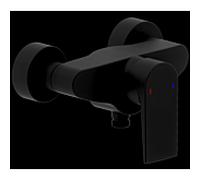 Heinrich Schulte alpha_400 robinetterie de douche Z069602-00280 noir mat, sans set de douche