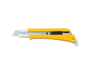 Heinz Hesse OLFA Cutter lame B.18mm L.165mm avec bouton-poussoir Quantité:1