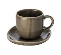 Heirol Tasse avec soucoupe Heirol x Nosse Svelte 12 cl Olive