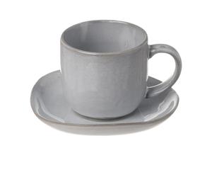 Heirol Tasse avec soucoupe Heirol x Nosse Svelte 12 cl Stone