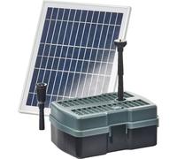 Heissner Solar Kit de filtration subaquatique avec pompe à eau - 600L/h - 5W UVC