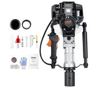 Heistop - Palenrammer - Palinghamer - Piekop - Dispositif de pose de pieux - Moteur essence 4 temps de 37,7 cc