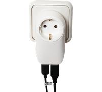 HEIT 500676 - Prise intermédiaire, mise à la terre simple avec 2x chargeurs US