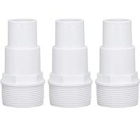 Hekasvm Adaptateur à Visser 1-1/2 - Raccord Tuyau Piscine - Emboîter Diam 32/38 Mm - Universel Accessoires Filtres Et Pompes De Piscine (Lot de 3)