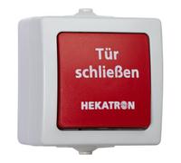 Hekatron Vertriebs GmbH Bouton-poussoir de déclenchement manuel pour montage apparent IP44 HAT 03 (6500142)