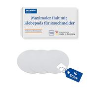 Hekatron Pads adhésifs Genius pour détecteurs de fumée - Pads adhésifs pour la fixation des détecteurs Genius - Pack de 10 fixations pour détecteurs de fumée Genius