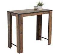 Hela Tische Deine Tante Emma Frieda Table De Bar en Bois Vieilli, Environ 120 x 108 x 58 cm