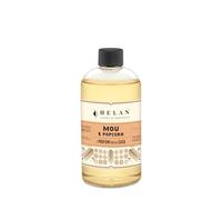 Helan Mou et Popcorn - Recharge parfum d'ambiance, Recharge stick diffuseur, Parfum d'ambiance au lait concentré, amande, pêche, Idées cadeaux Parfums d'ambiance 500ml Made in Italy