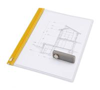 HELE - Lot de 5 pochettes de protection pour plans de construction - 1000 x 1500 mm - Avec fermeture coulissante et protection UV - Résistant aux intempéries et à l'eau - Pour plans de construction