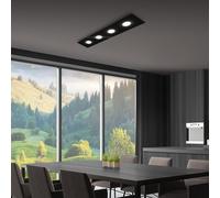 Helestra NOMI Plafonnier LED rectangulaire à 4 sources lumineuses, 5-5060.22,