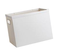 HELEVIA Boîte de Rangement de Livres en Plastique, Bac de Rangement Flexible de Grande capacité pour Salle de tudiants (Grande)